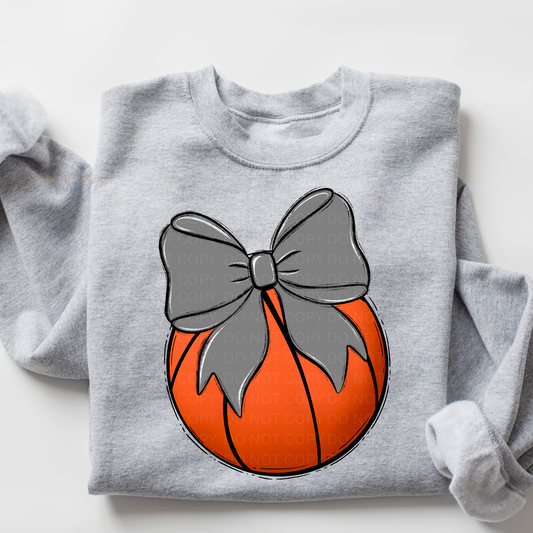 Basketball Bow (gray)