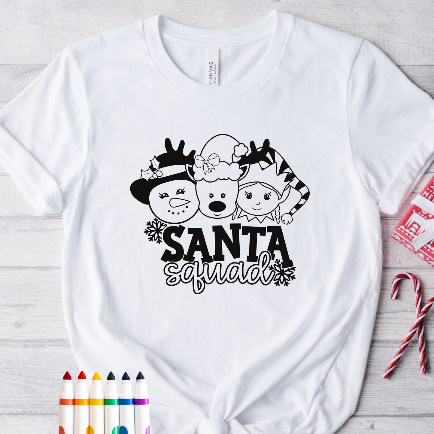 Santa Squad Coloring