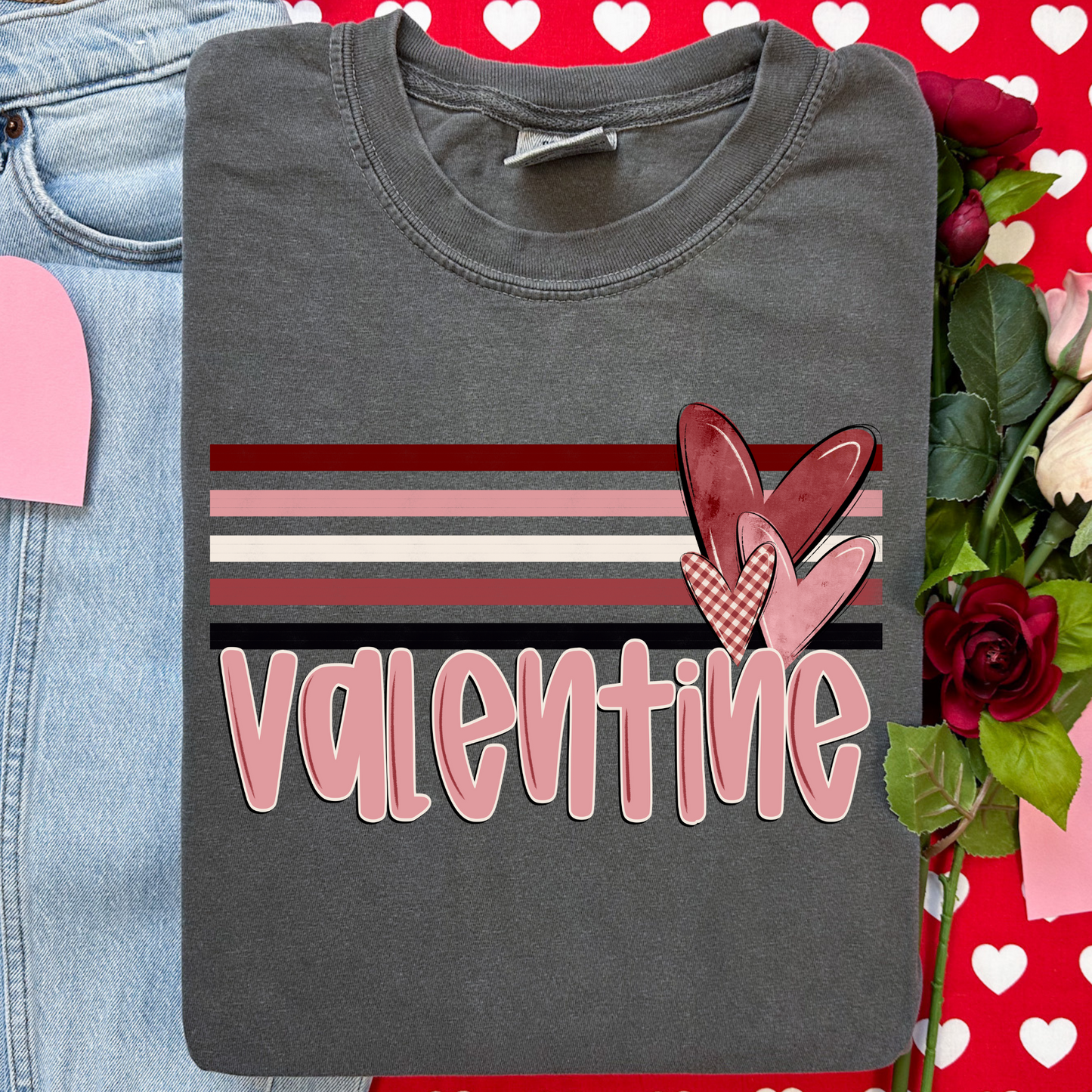 Valentine Vintage Stripe