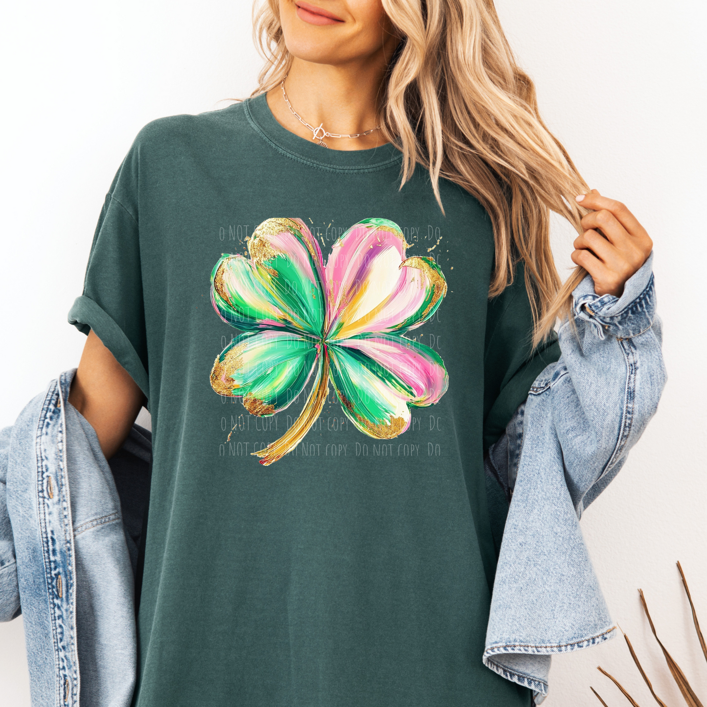 Brushstroke Shamrock