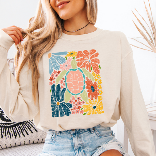 Boho Sea Turtle