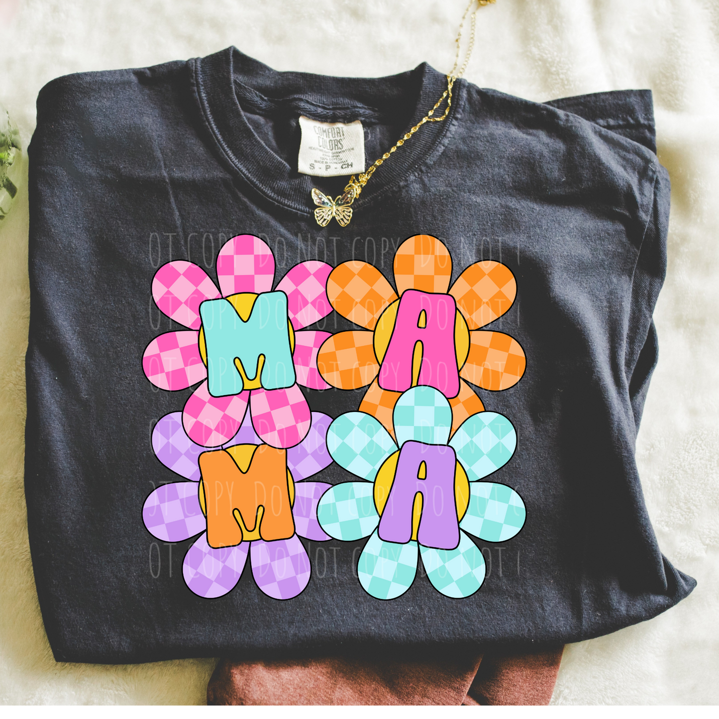 Mama Checkered Daisies