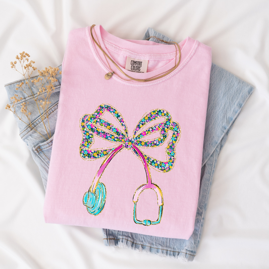 Floral Bow Stethescope