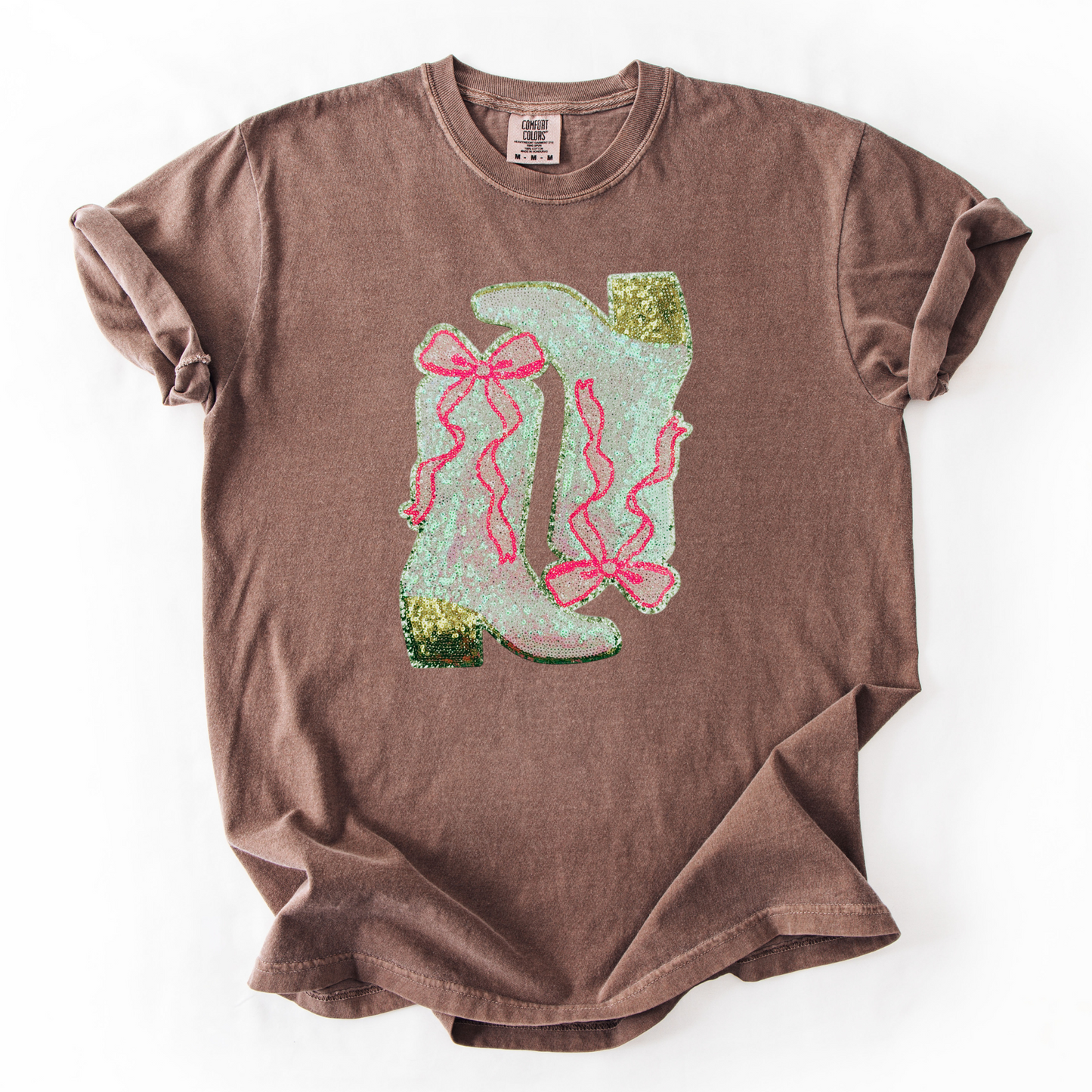Real Sequin Cowboy Boot PATCH