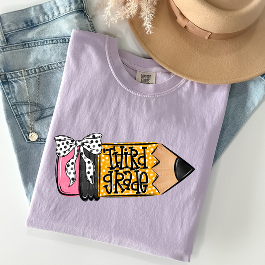 Third Grade Dotted Pencil