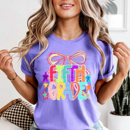 Fifth Grade Colorful Coquette