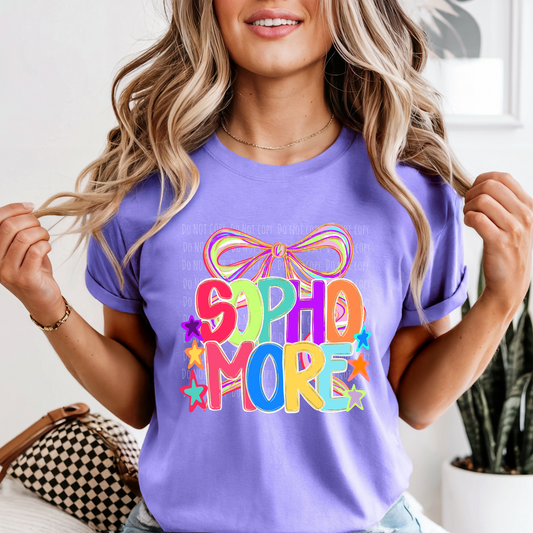 Sophomore Colorful Coquette