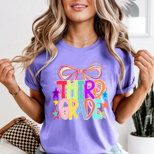 Third Grade Colorful Coquette
