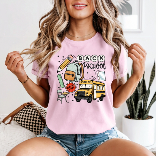 Back 2 School Vintage Collage