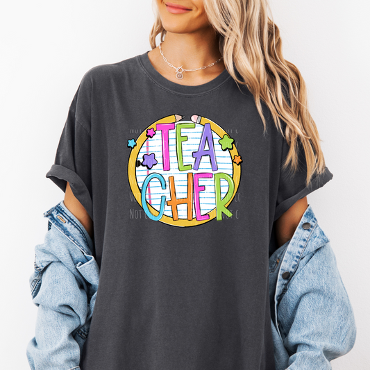 Teacher Circle Pencil Frame