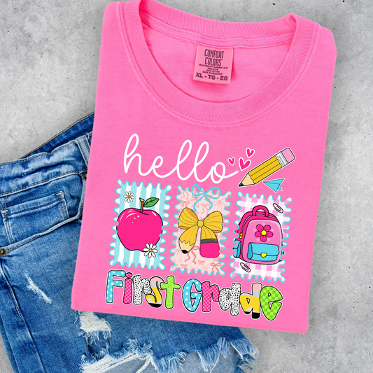 Hello First Grade Squares