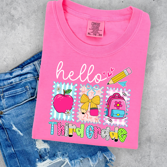 Hello Third Grade Squares