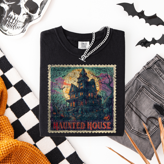 Haunted House Stamp