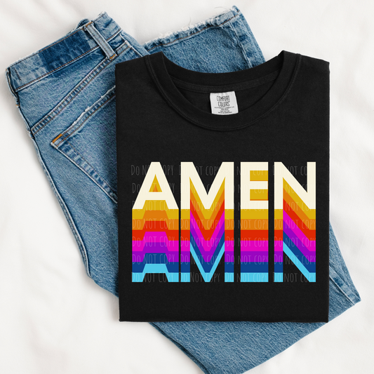 Amen Retro Stacked