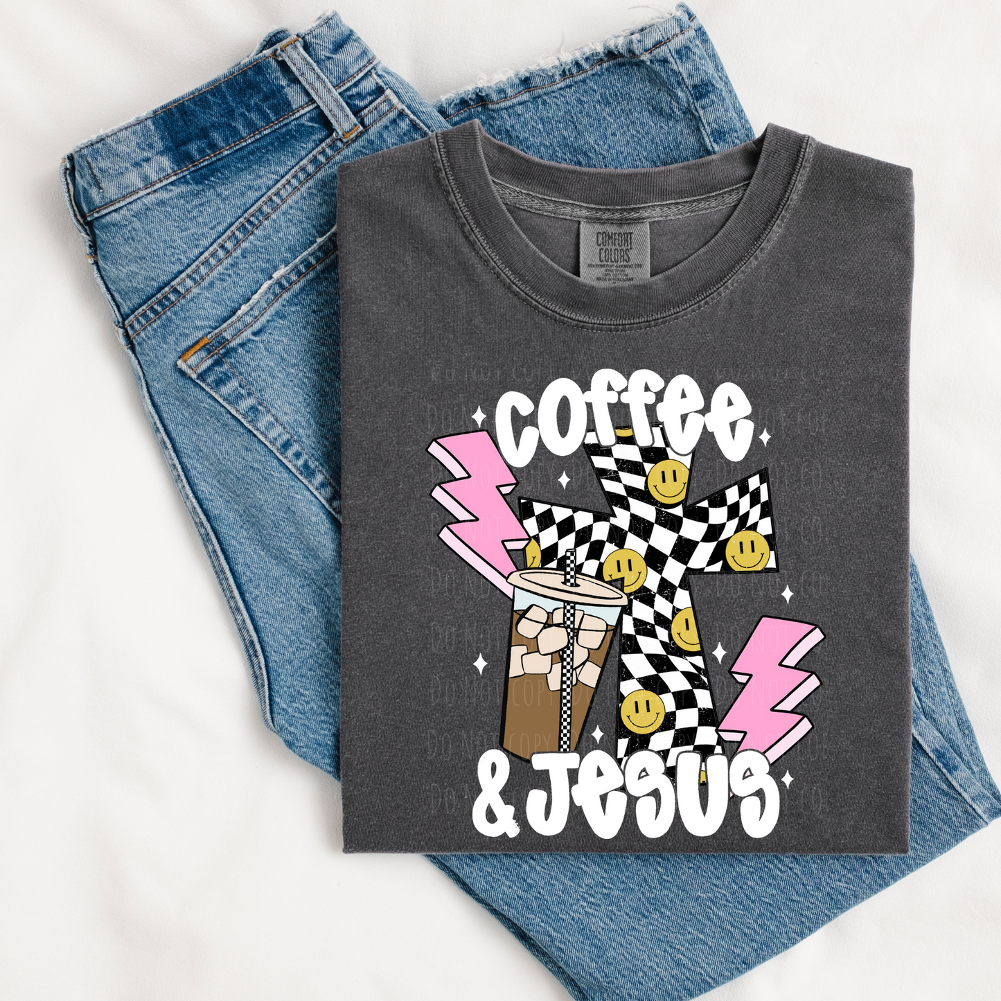 Coffee and Jesus (white)