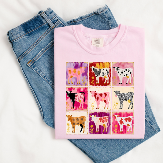 Cute Cow Squares