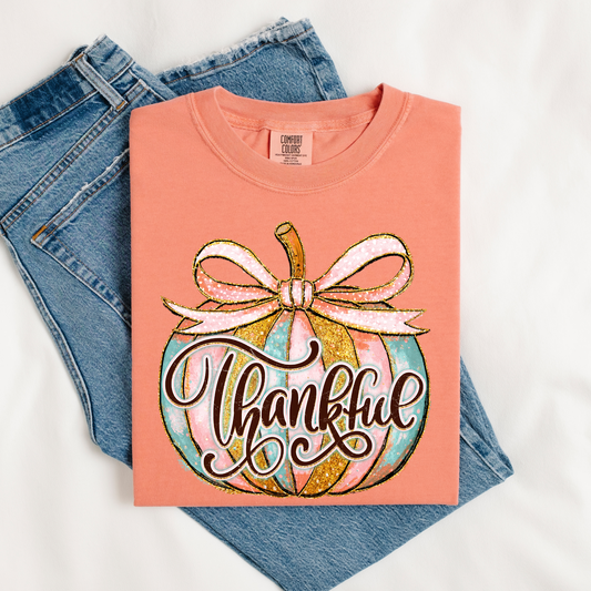 Thankful Cutesy Pumpkin