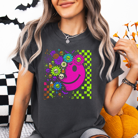 Halloween Checkered Smile