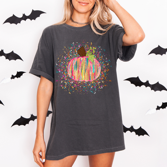 Brushstroke Splatter Pumpkin