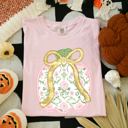 Vintage Rose Pumpkin