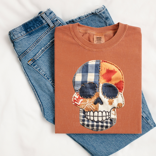 Faux Patchwork Skelly