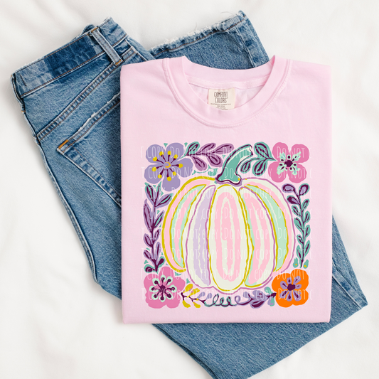 Pastel Boho Pumpkin