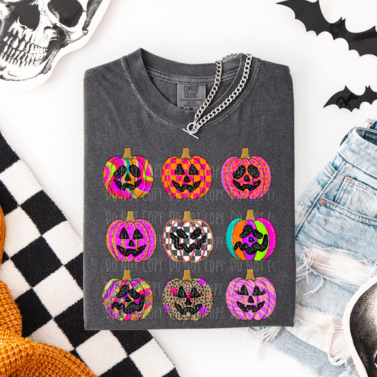 Funky Jack O Lantern Collage