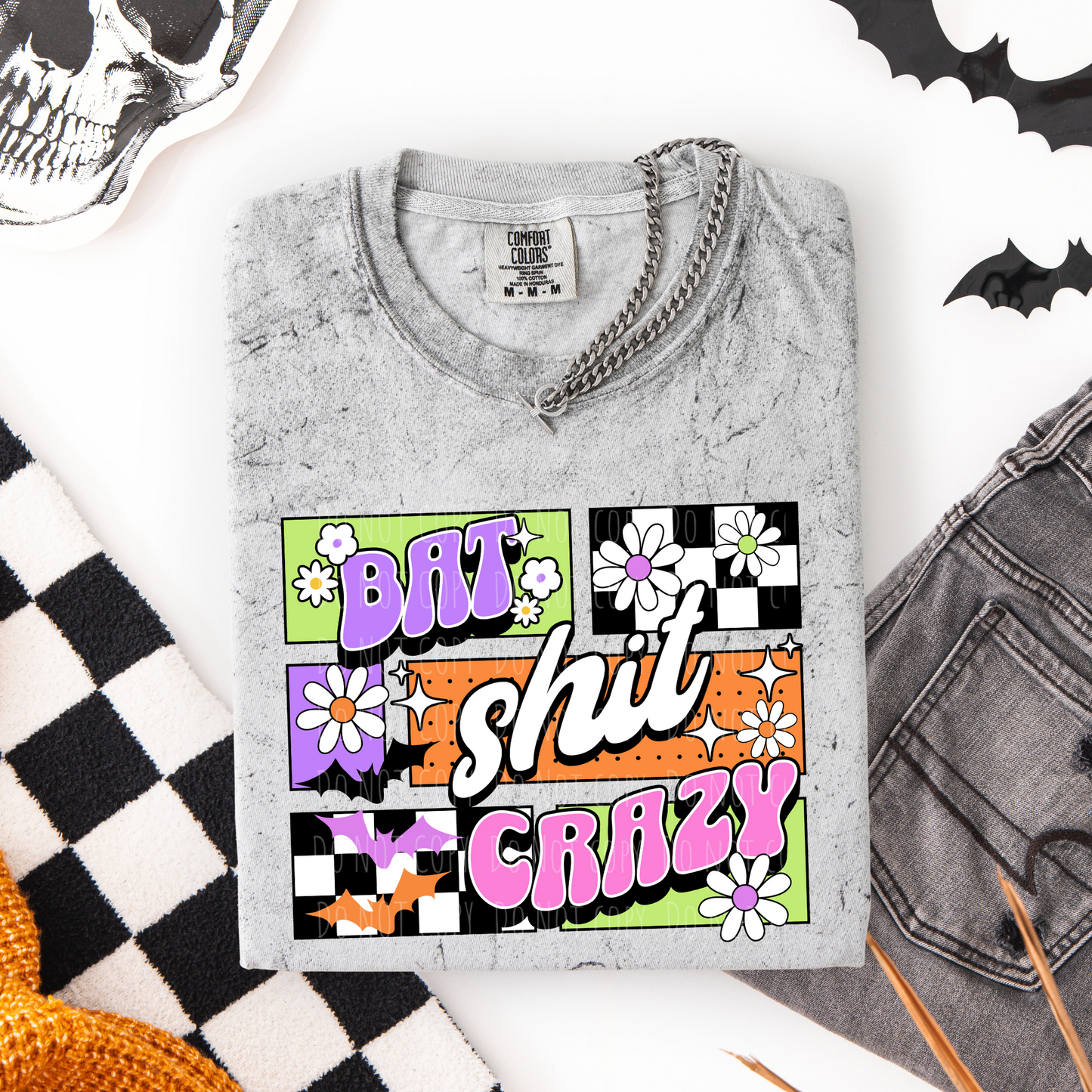 Bat Shit Crazy Checkered