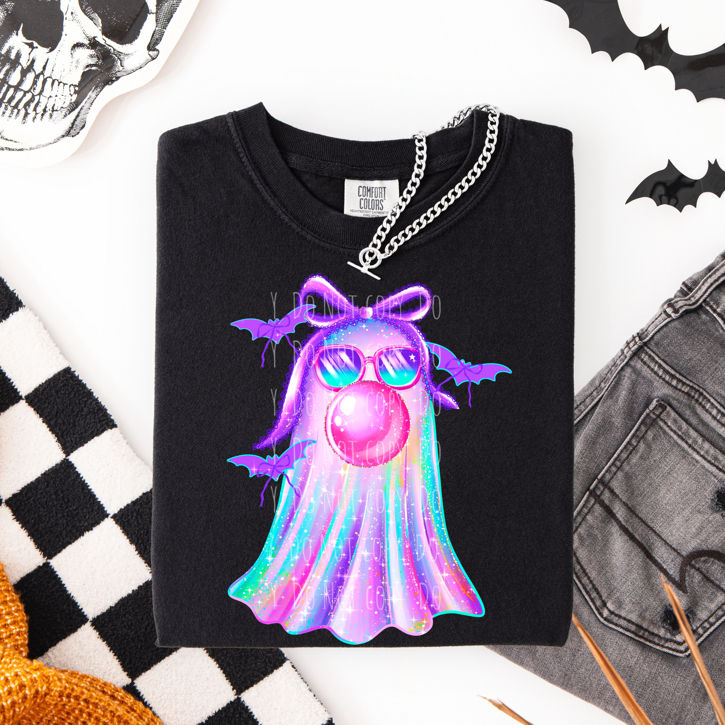 Faux Iridescent Bubble Ghost