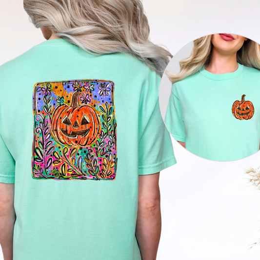 Floral Jack O Lantern Set