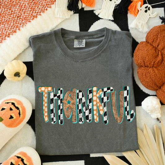 Thankful Checkered