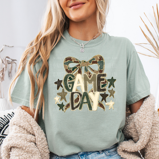 Game Day Camo Bow