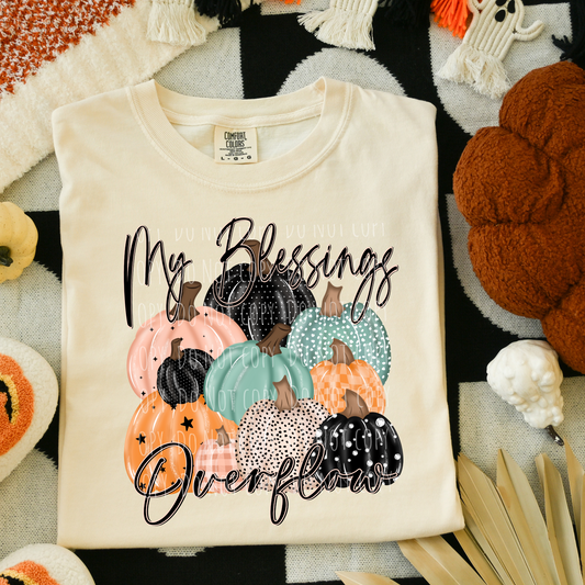 My Blessings Overflow Pumpkins