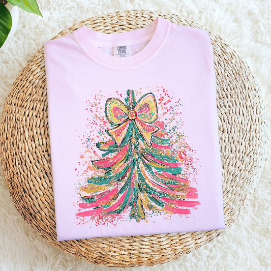 Cute Coquette Splatter Tree
