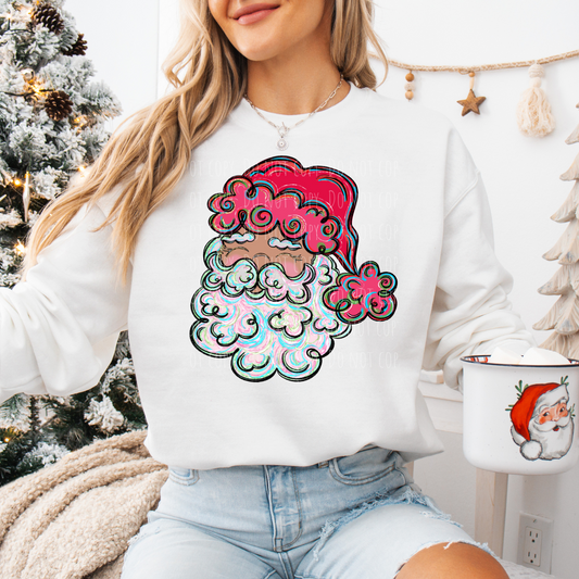 Cute Painted Santa