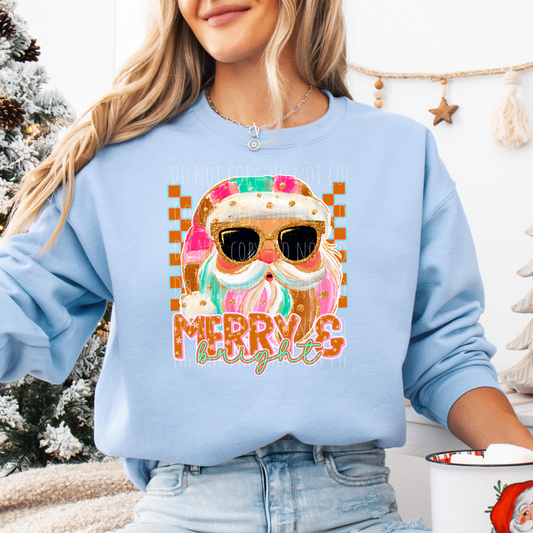 Merry and Bright Brushstroke Santa