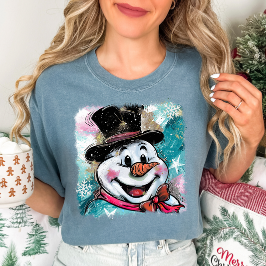 Brushstroke Snowman