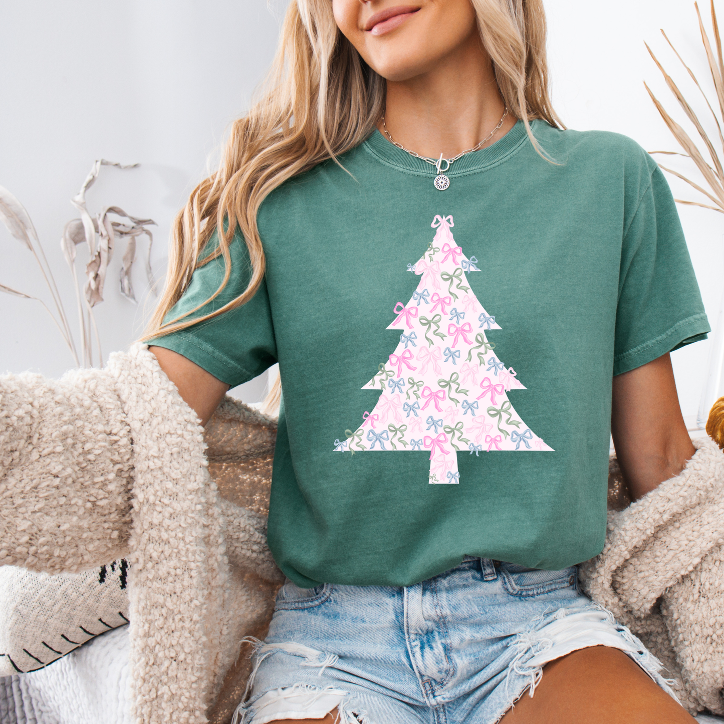 Preppy Bow Christmas Tree