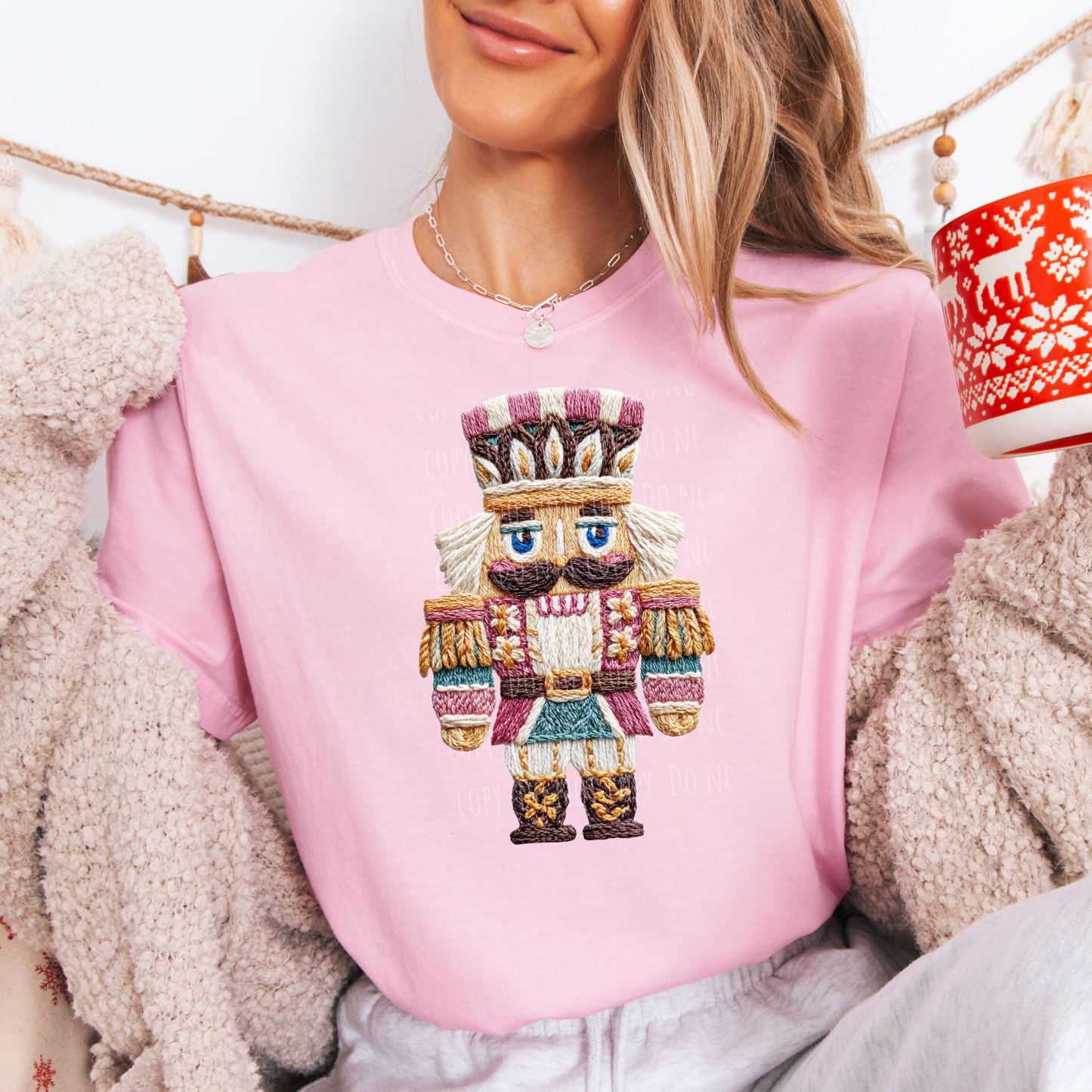 Faux Yarn Nutcracker