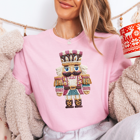 Faux Yarn Nutcracker