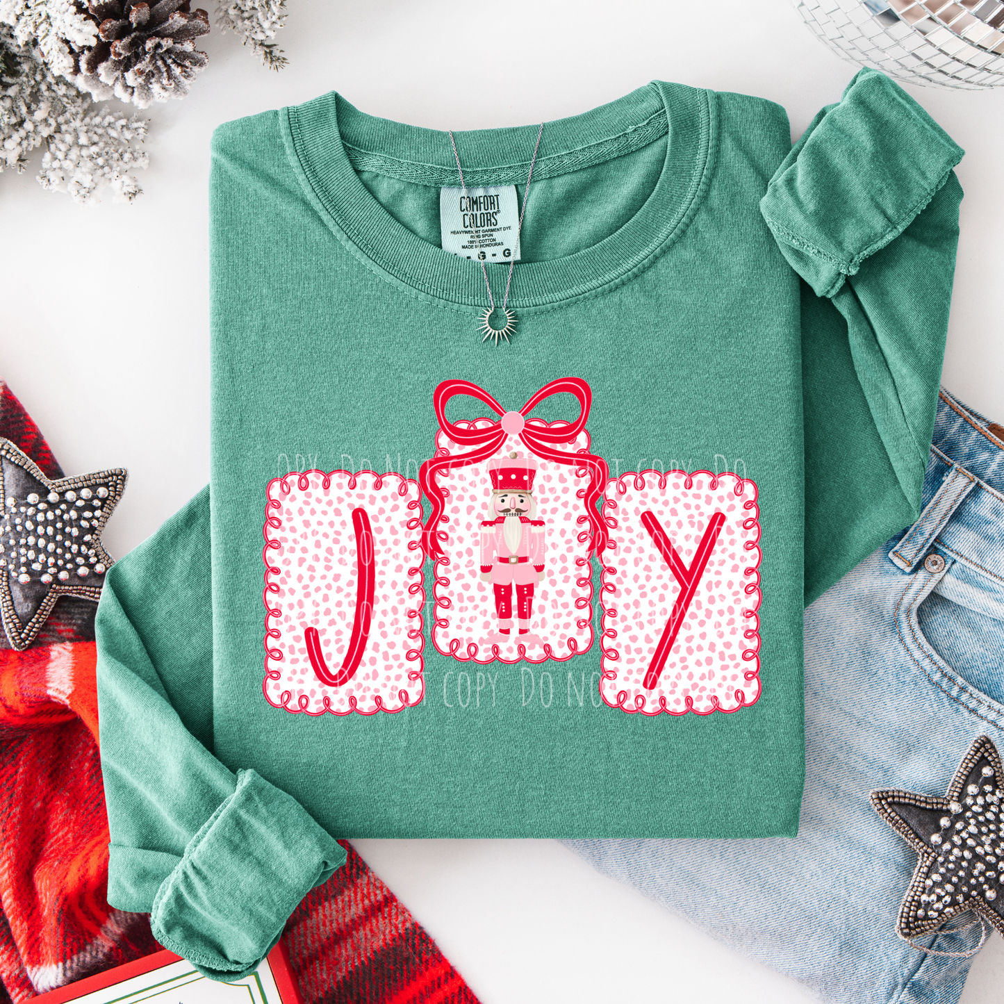 Dotted Coquette Joy Nutcracker Frames (red)