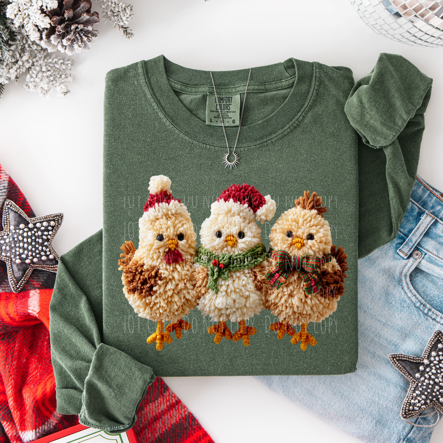 Latchhook Christmas Chicks