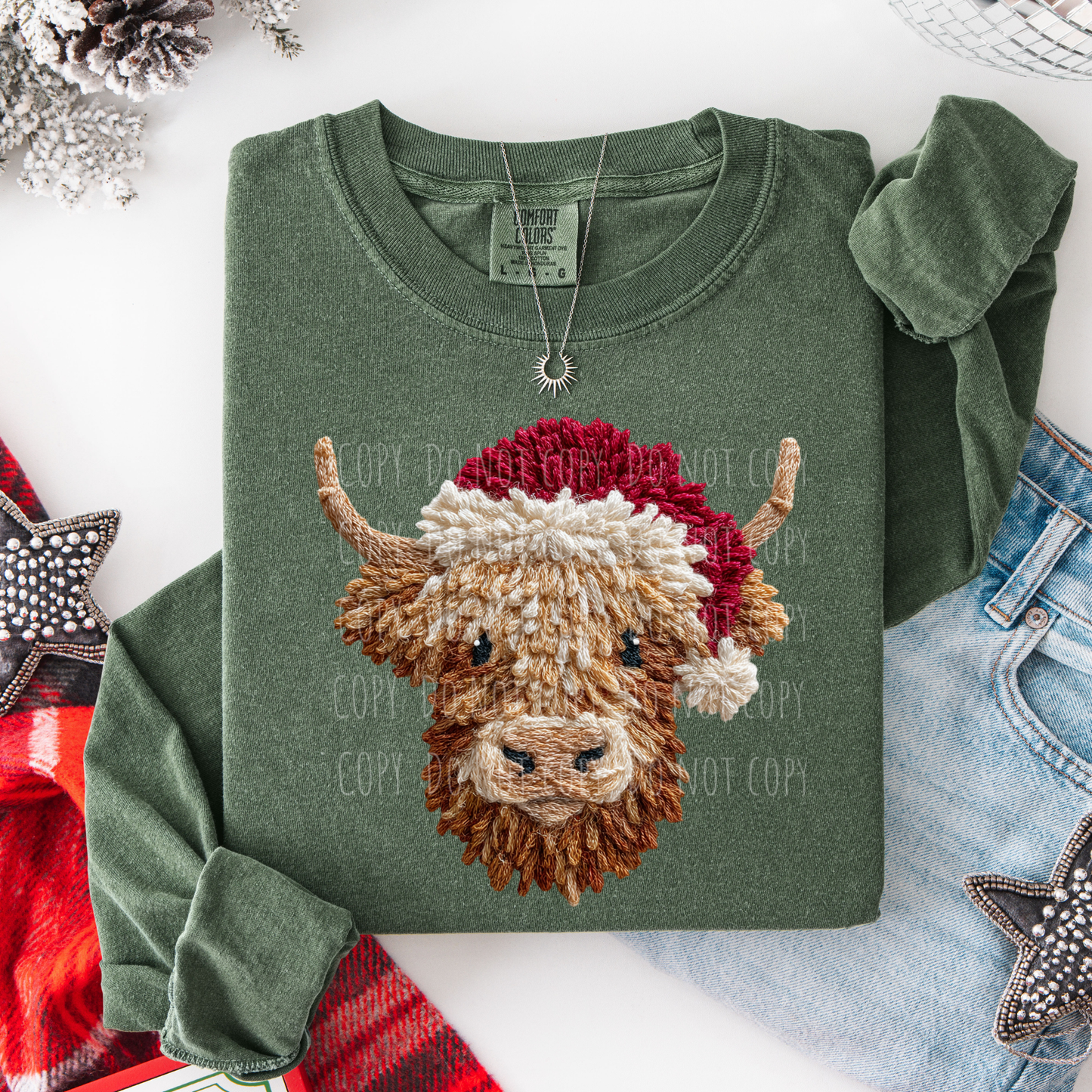 Latch Hook Christmas Highland