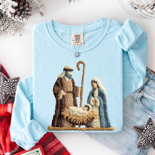 Latch Hook Nativity Scene