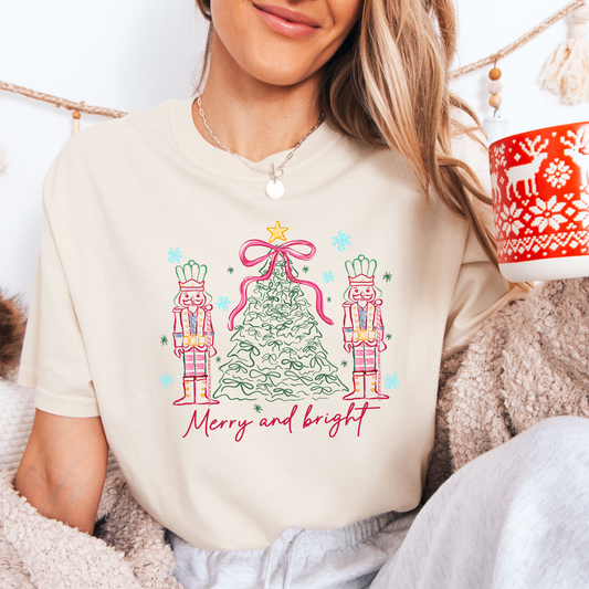 Merry and Bright Coquette Doodle Nutcrackers