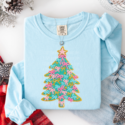 Faux Yarn Coquette Tree