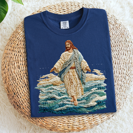 Latch Hook Jesus Water