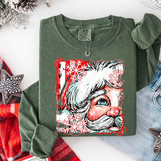 Close Up Santa Frame