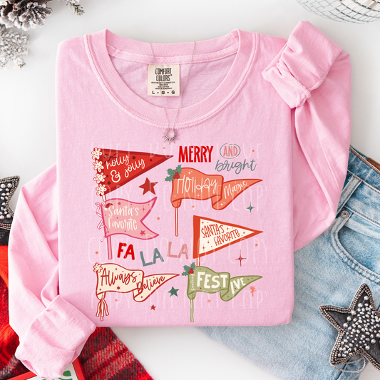 Christmas Flag Collage