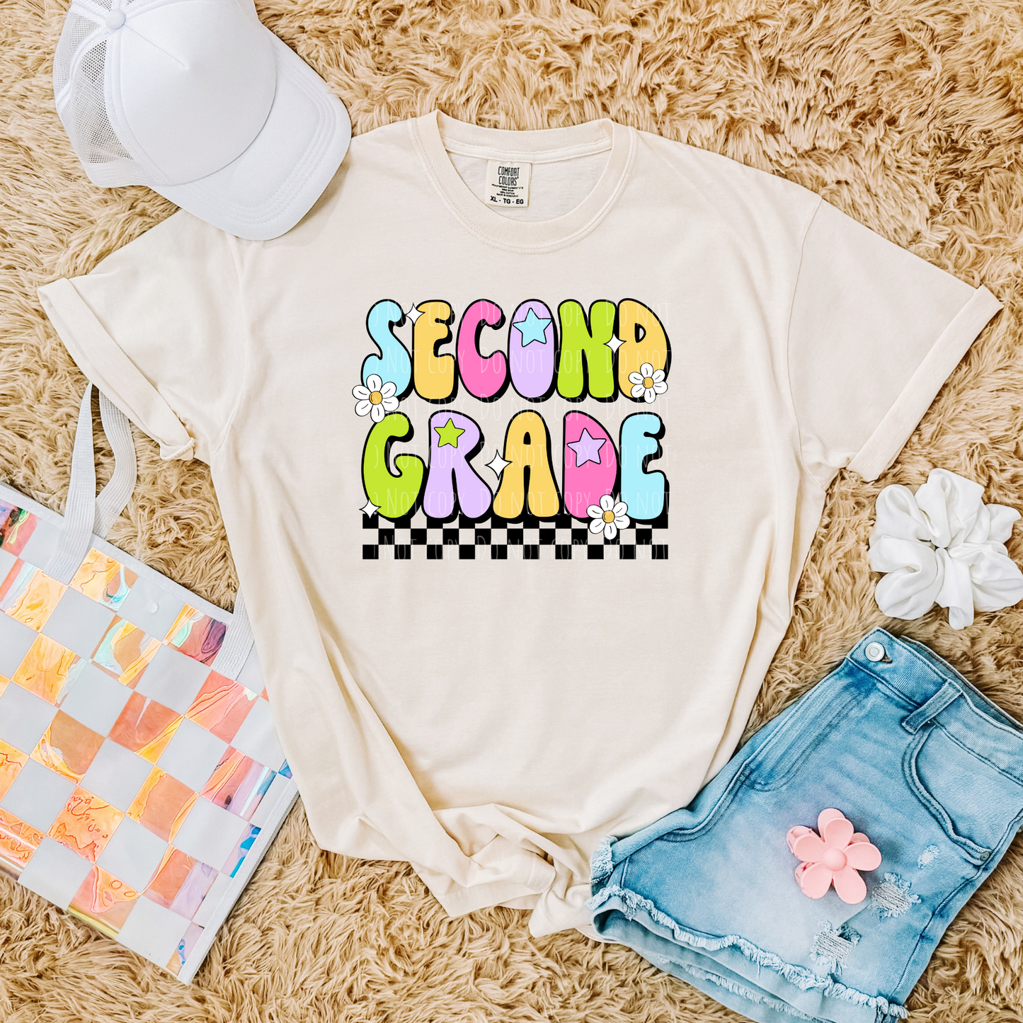 Second Grade Retro Checkered